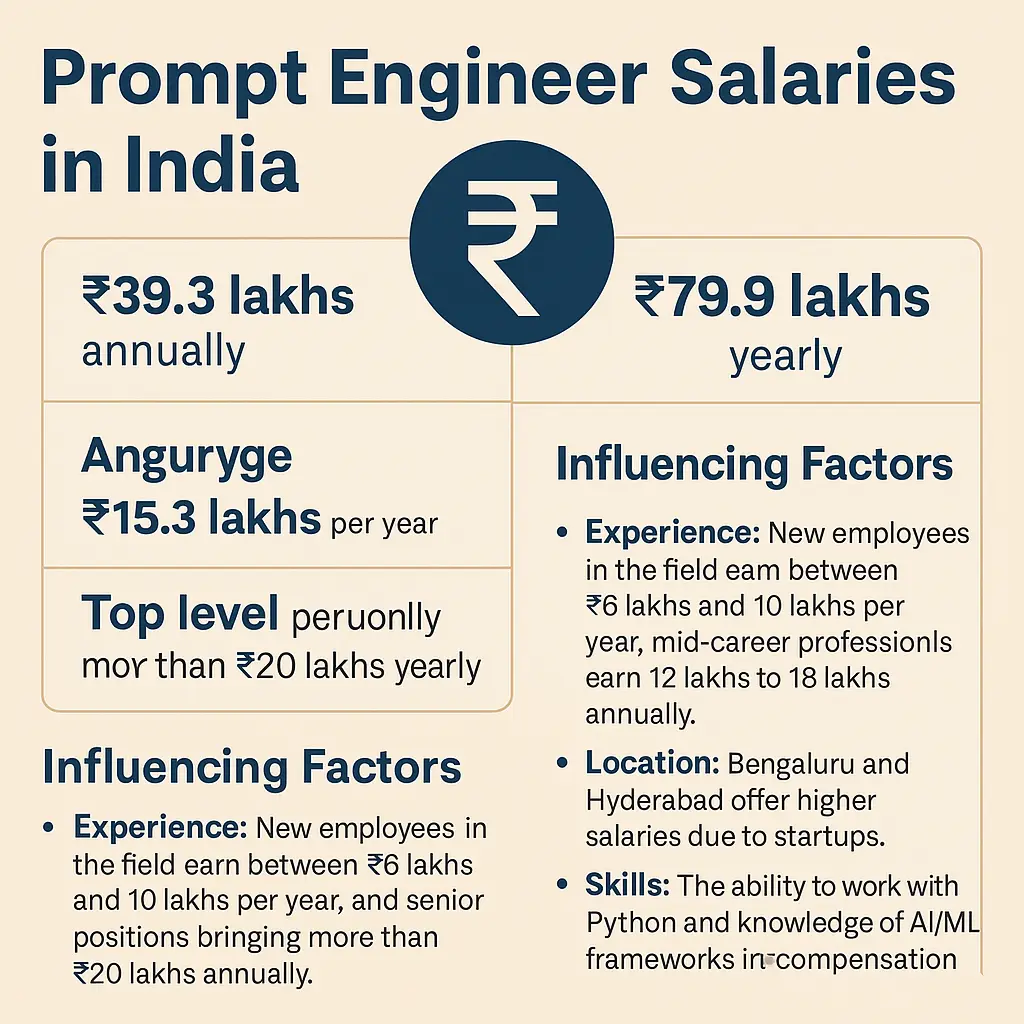 prompt engineer salary in india